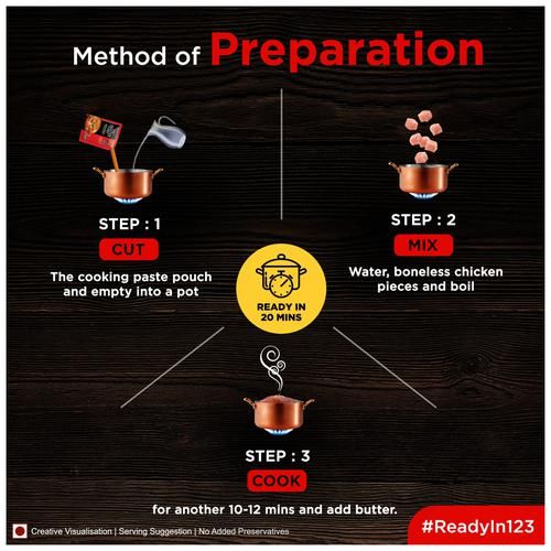 ITC Master Chef Butter Chicken Cooking Paste - Ready To Cook, 80 g-6.webp